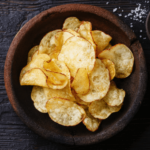 Chips in a bowl