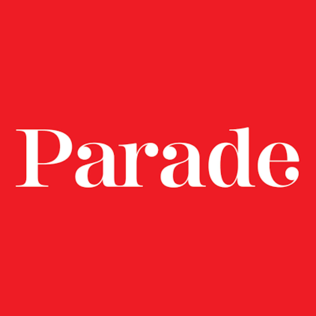 A close up image of Parade's logo