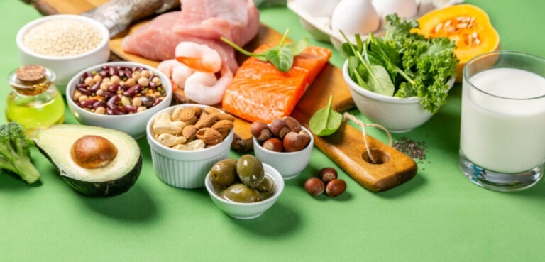 A close up image of anti-inflammatory foods that fit the Mediterranean and SCD Diets