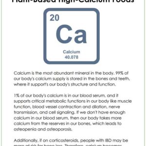 plant based high calcium foods