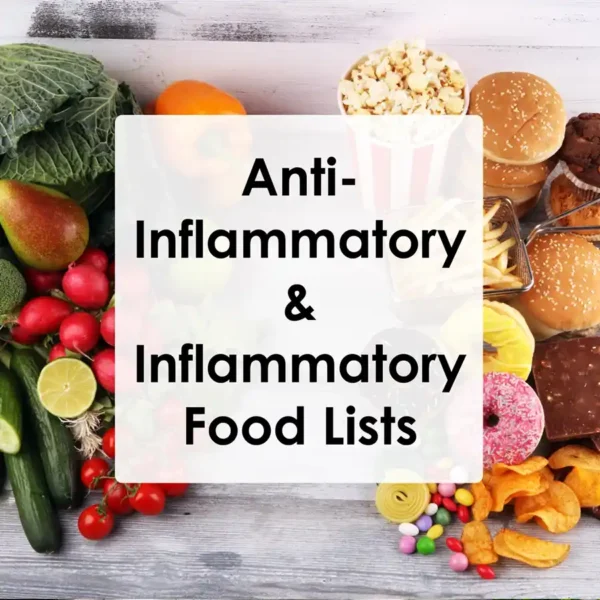 Anti-Inflammatory & Inflammatory Food Lists