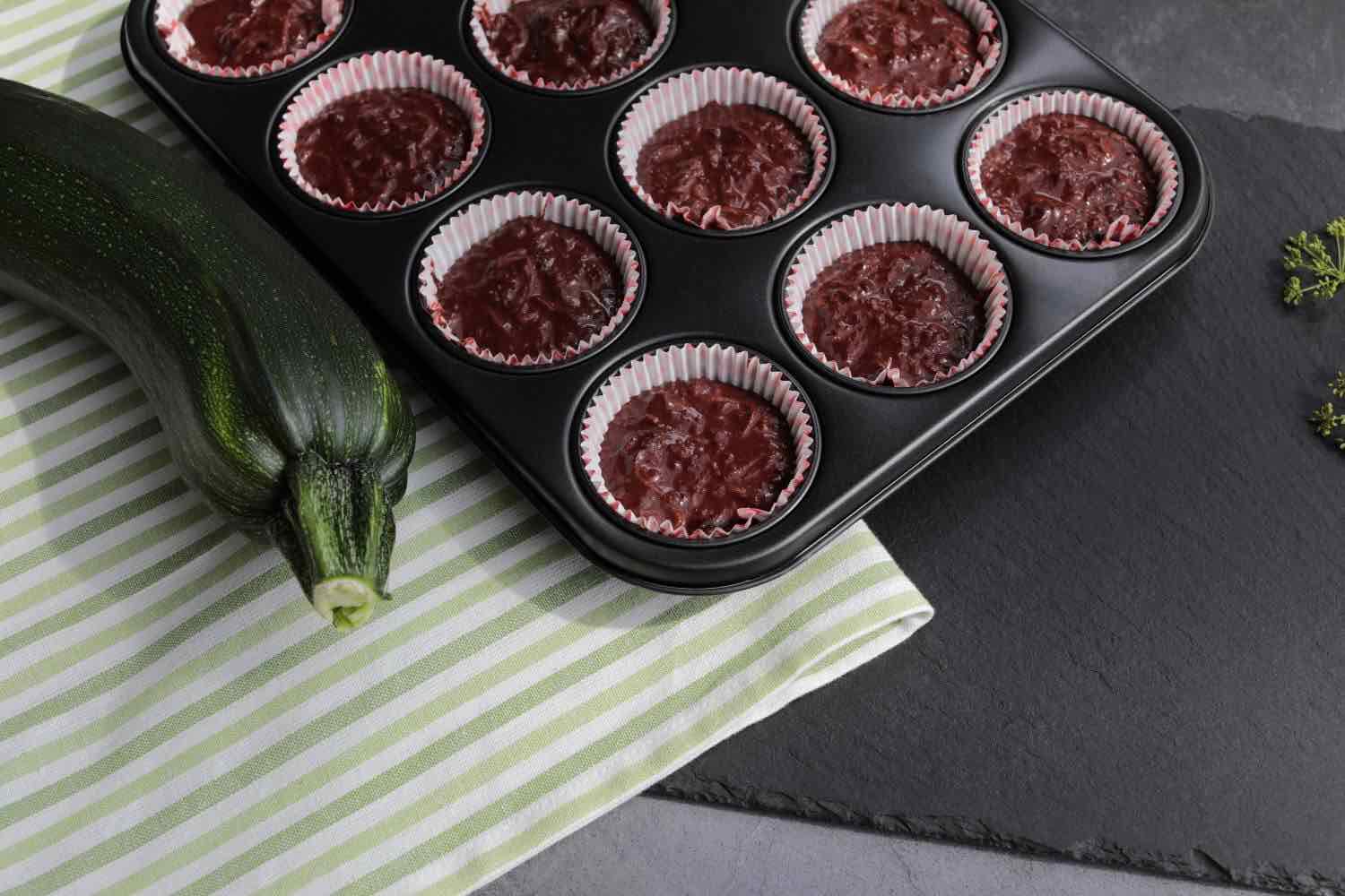 Easy Almond Flour Chocolate Zucchini Muffins (Gluten & DairyFree